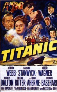 Poster from the 1953 film Titanic