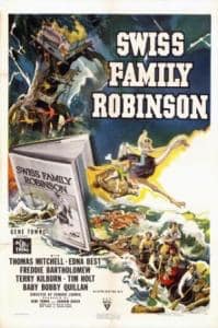 Movie Poster from 1940 Swiss Family Robinson